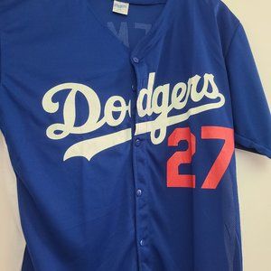 Kemp 27 Dodgers Jersey Medium State Farn